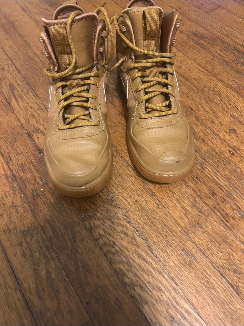 Nike Men's High-Top Sneakers in Wheat/Tan